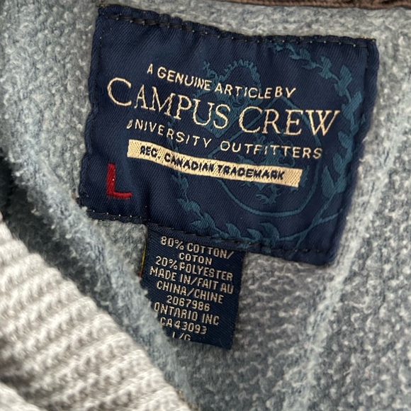 Campus Crew North Carolina Hoodie Size L - Picture 5 of 5